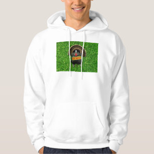 Veste À Capuche La dinde fière de SlipperyJoe mange du jambon roug
