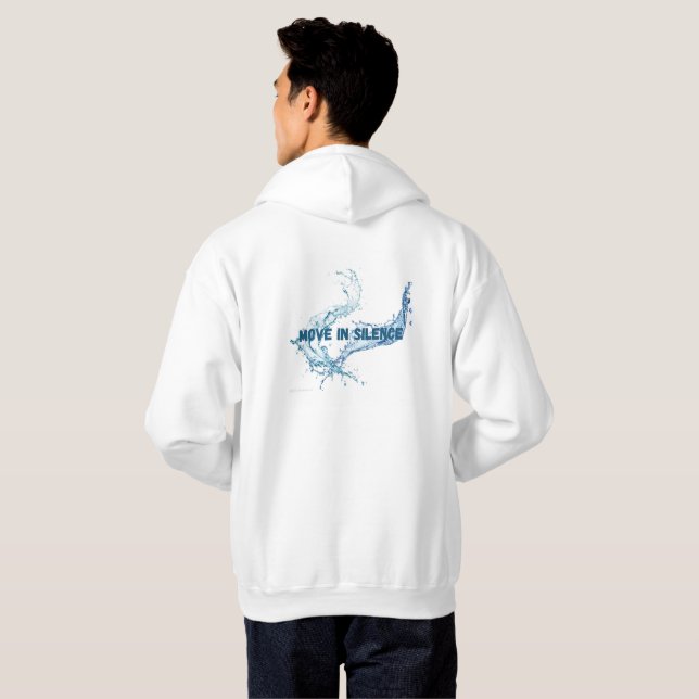 Veste À Capuche La discipline est plus forte que la motivation, (Dos entier)