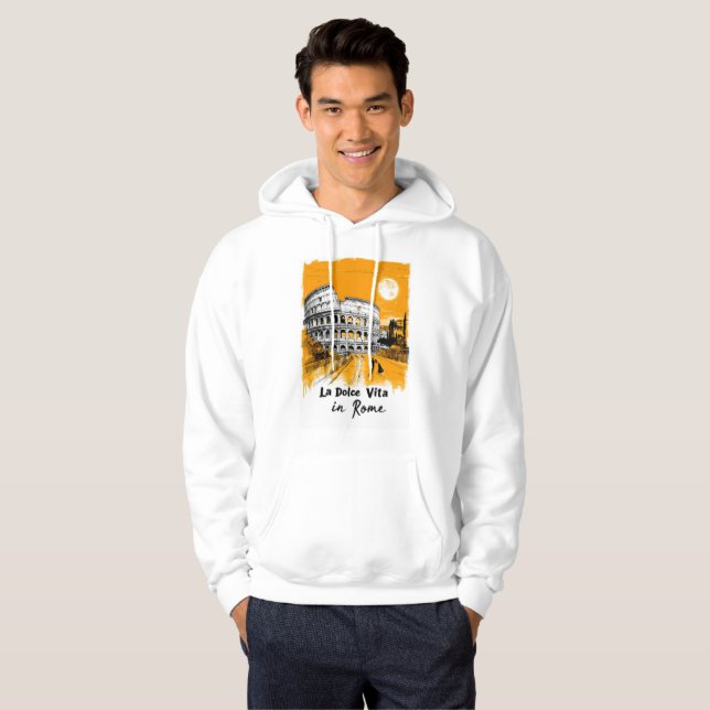 Veste À Capuche La Dolce Vita - Art du Poster (Devant entier)