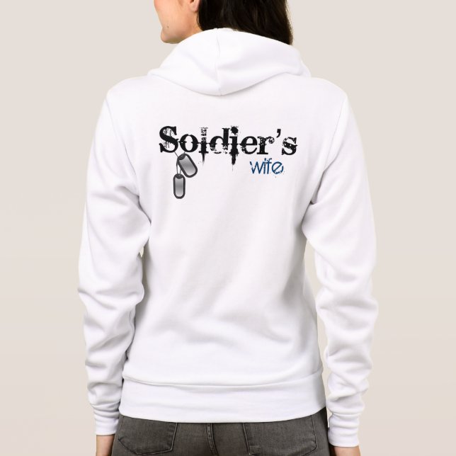 Veste À Capuche La femme du soldat (Dos)