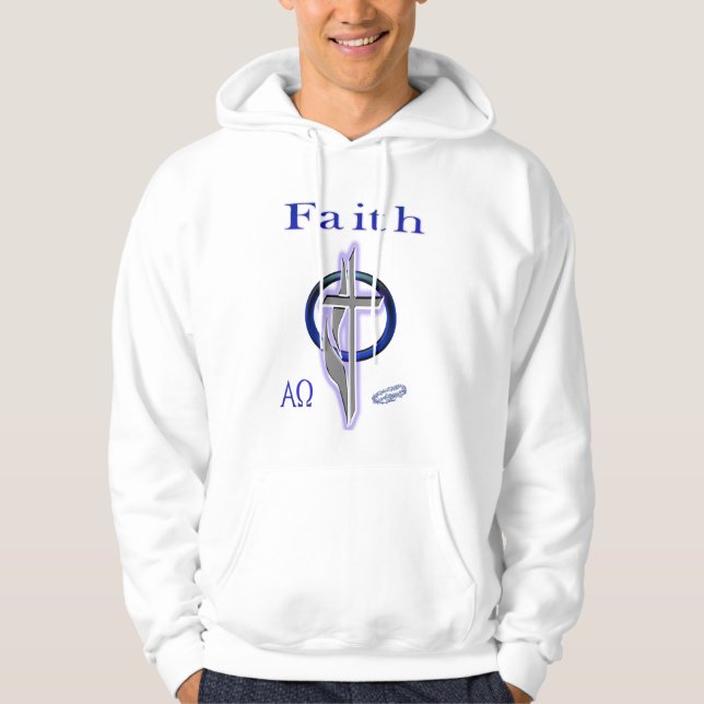 Veste À Capuche La foi en Dieu (Devant)
