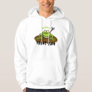 Veste À Capuche La grenouille règle drôle dessin de grenouille ver