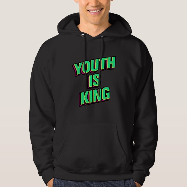 Veste À Capuche La jeunesse est reine (Devant)
