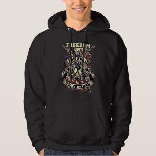 Veste À Capuche La liberté n'est pas libre Je paie pour ça Le sang
