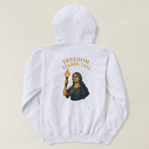 Veste À Capuche La Liberté Se Dresse Fière – Une Torche Pour Tous