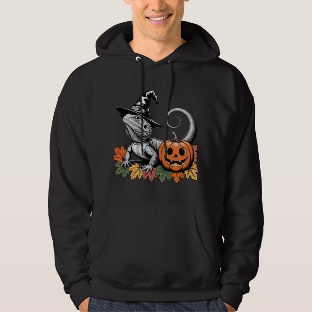Veste À Capuche La magie du dragon hérité d'Halloween (Devant)