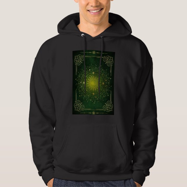 Veste À Capuche La magie du soleil et de la lune (Devant)