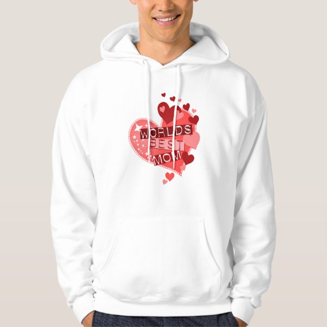 Veste À Capuche La meilleure maman du monde (Devant)