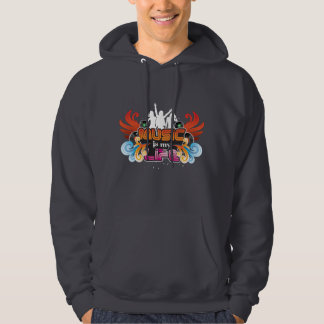 Veste À Capuche la musique est mon hoodi de la vie