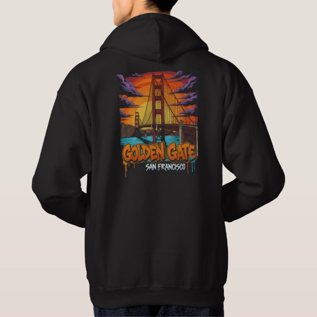Veste À Capuche La nouvelle ère de la Bay Area (Dos)