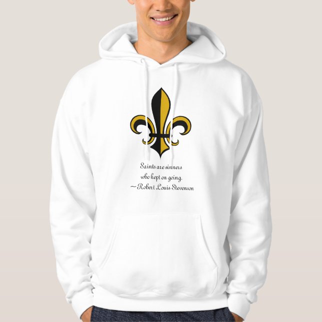 Veste À Capuche La Nouvelle-Orléans Fleur De Lis (Devant)