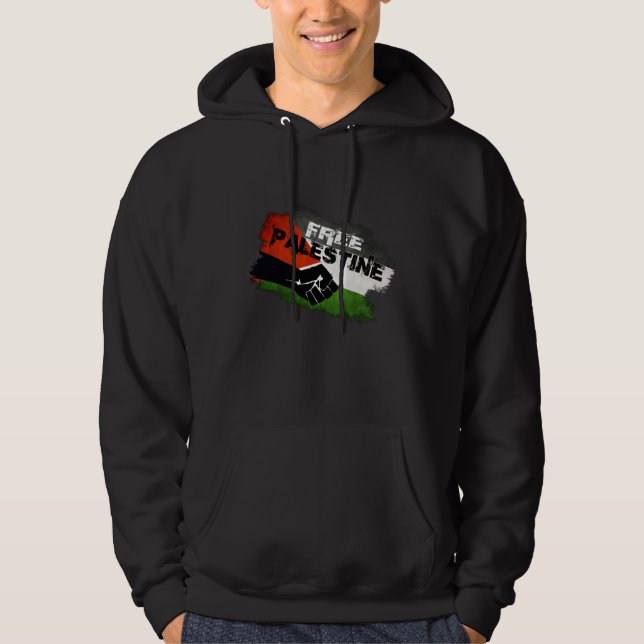 Veste À Capuche La Palestine libre (Devant)
