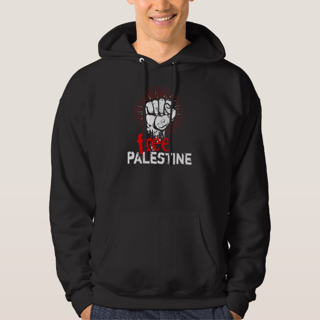 Veste À Capuche la Palestine libre (Devant)