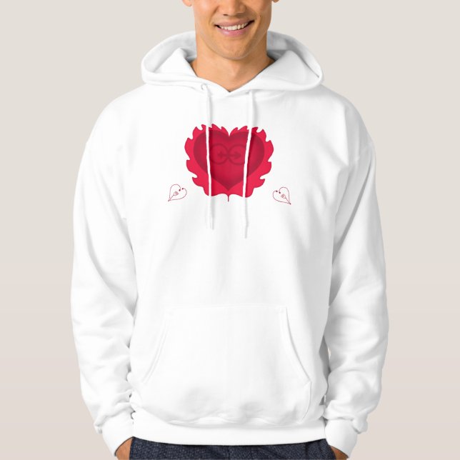 Veste À Capuche La Passion De L'amour Romantique (Devant)