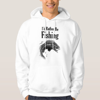 Veste À Capuche la pêche plutôt que le poisson