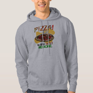 Veste À Capuche La pizza est la meilleure médecine