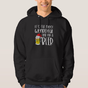 Veste À Capuche La Plus Merveilleuse Période Pour Une Bière Noël M