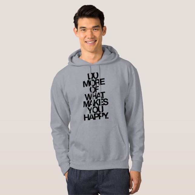 Veste À Capuche La puissance de la citation de pensée positive Aph (Devant entier)