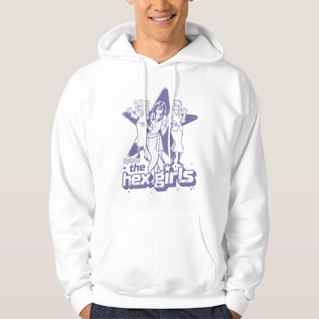 Veste À Capuche La puissance étoilée des filles hexagonales (Devant)