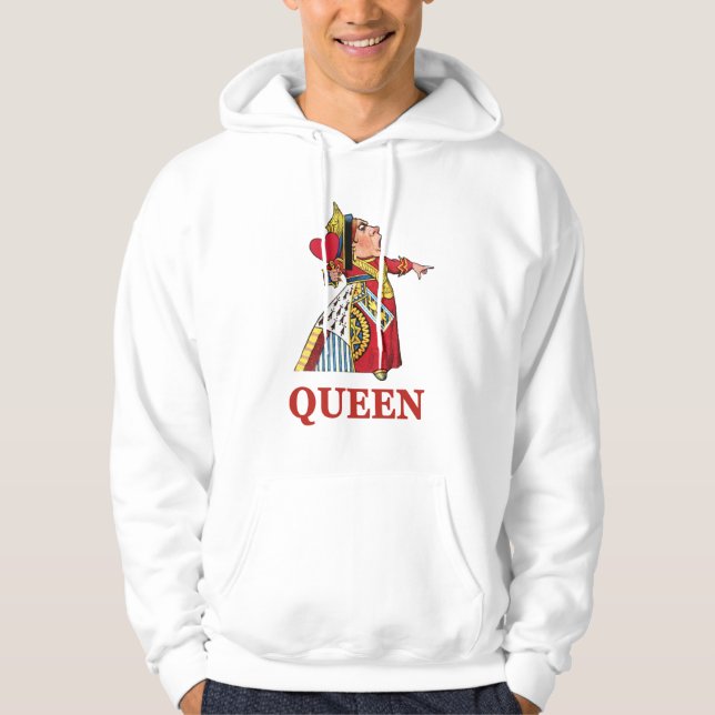 VESTE À CAPUCHE LA REINE DES COEURS (Devant)