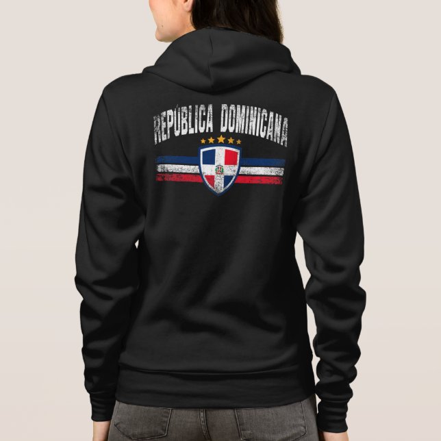 Veste À Capuche La République Dominicaine (Dos)