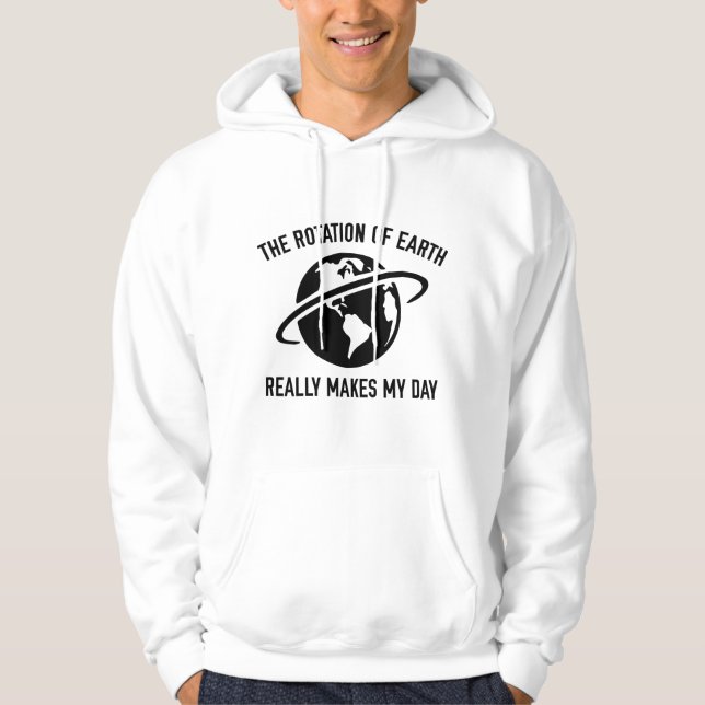 Veste À Capuche La Rotation De La Terre (Devant)