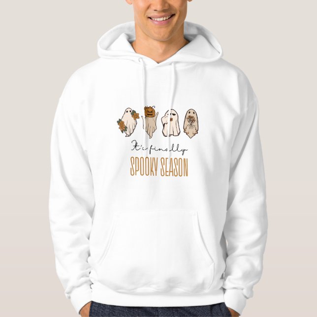 VESTE À CAPUCHE LA SAISON EST FINALEMENT ÉFFRAYANTE (Devant)