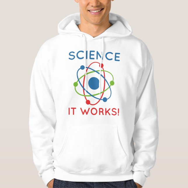 Veste À Capuche La science ça marche ! (Devant)