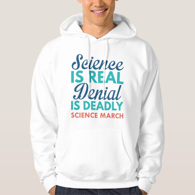 Veste À Capuche La science est réelle (Devant)