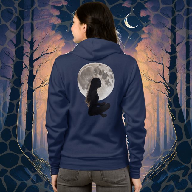 Veste À Capuche La sérénité lunaire de l'harmonie (Créateur téléchargé)