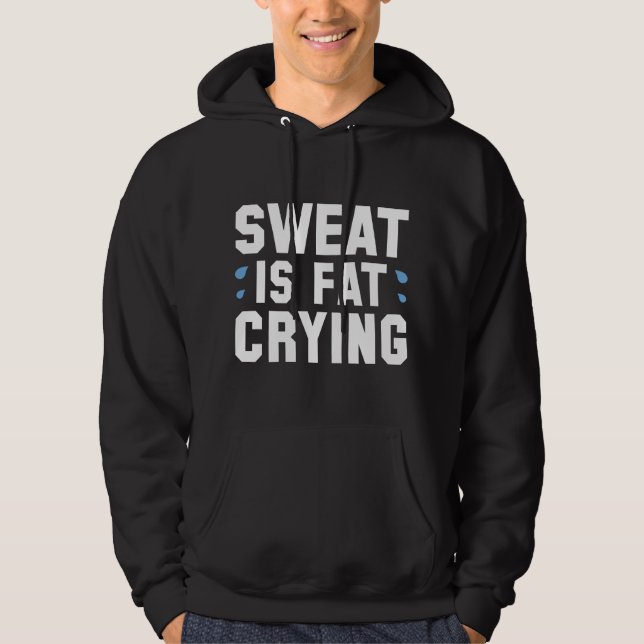 Veste À Capuche La Sueur, C'Est Le Gras Qui Pleure (Devant)