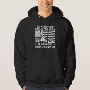 Veste À Capuche La vallée de la rivière Blackfoot appelle et je do