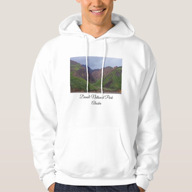 Veste À Capuche La vallée de la rivière Toklat à Denali (Devant)