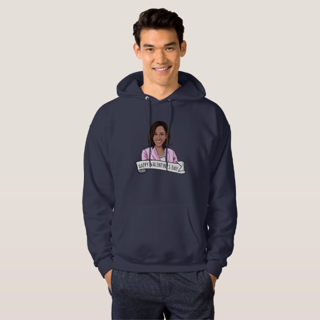 Veste À Capuche La Vice-présidente Kamala Harris Valentine's Day (Devant entier)
