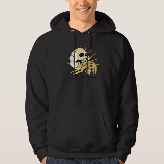 Veste À Capuche La Vie Conserve Le Crâne (Devant)