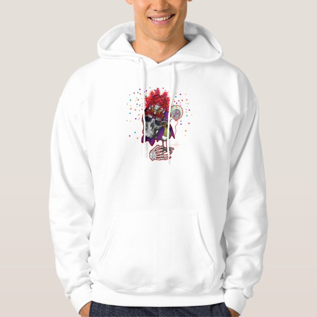 Veste À Capuche La vie du crâne de partie (Devant)