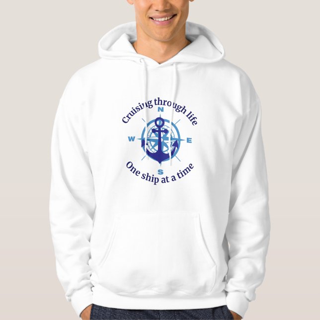 Veste À Capuche La vie en croisière (Devant)