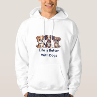 Veste À Capuche La vie est meilleure avec des sweats à capuche pou