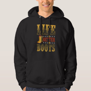 Veste À Capuche La Vie Est Meilleure Dans Boots Line Danser