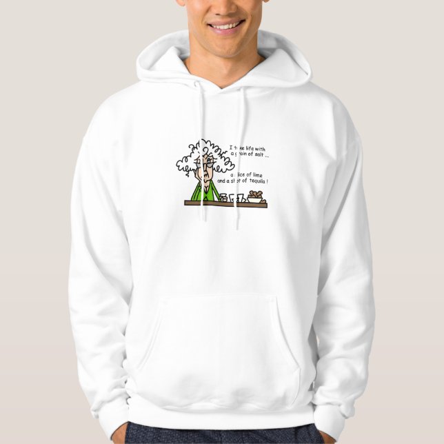Veste À Capuche La vie et l'Humour de Tequila (Devant)