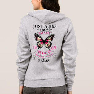 Veste À Capuche La ville de Butterfly