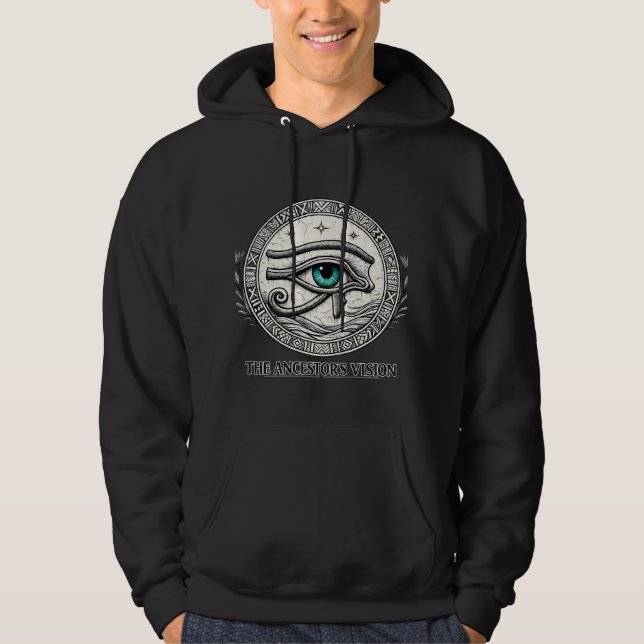 Veste À Capuche La Vision de l'Ancêtre | Œil d'Horus  (Devant)