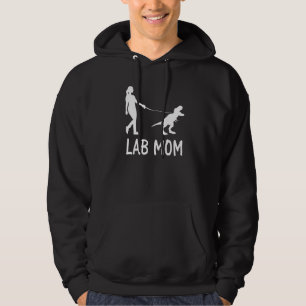 Veste À Capuche Lab Mom Labrador Retriever Mama Chien Dinosaure Fe