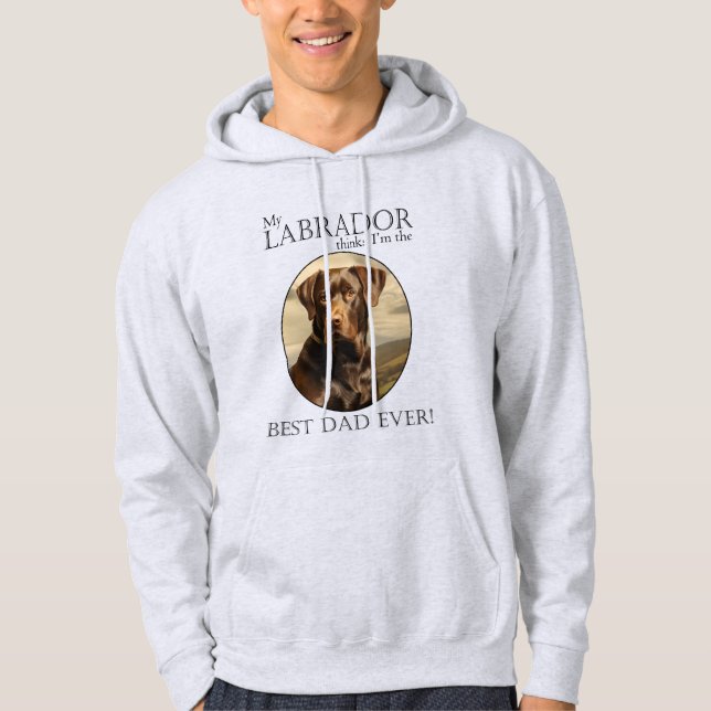 Veste À Capuche Laboratoire de chocolat papa (Devant)