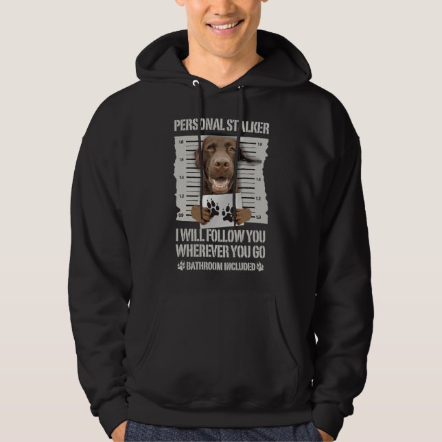 Veste À Capuche Laboratoire de chocolat Stalker personnel (Devant)