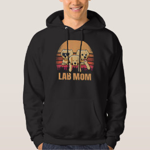 Veste À Capuche Laboratoire Maman Jaune Labrador Retriever Chien V