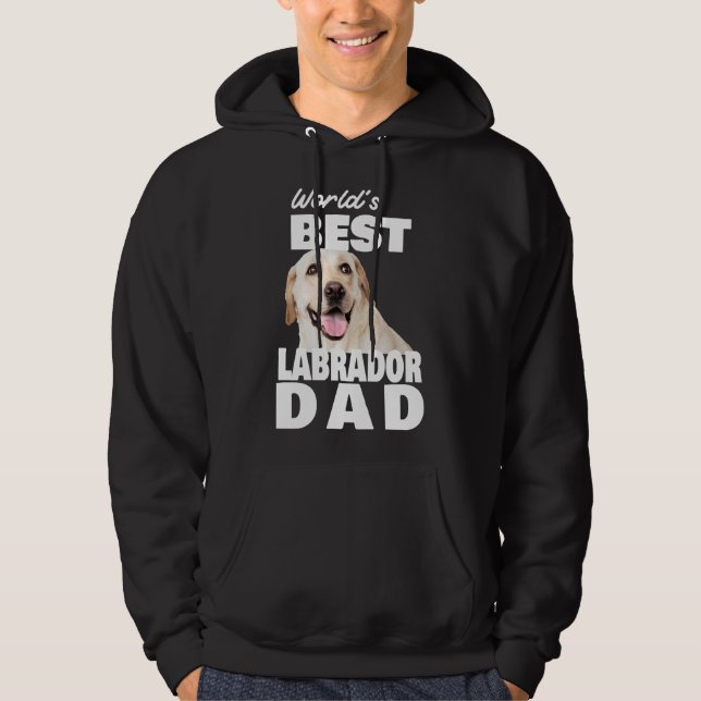 Veste À Capuche Labrador Daddy Labrador Retriever (Devant)