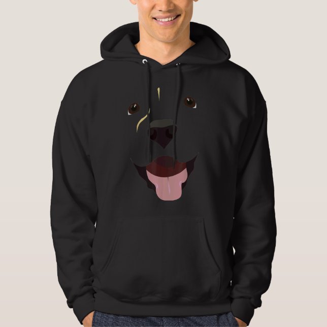 Veste À Capuche Labrador Face _ adorable chien de laboratoire (Devant)