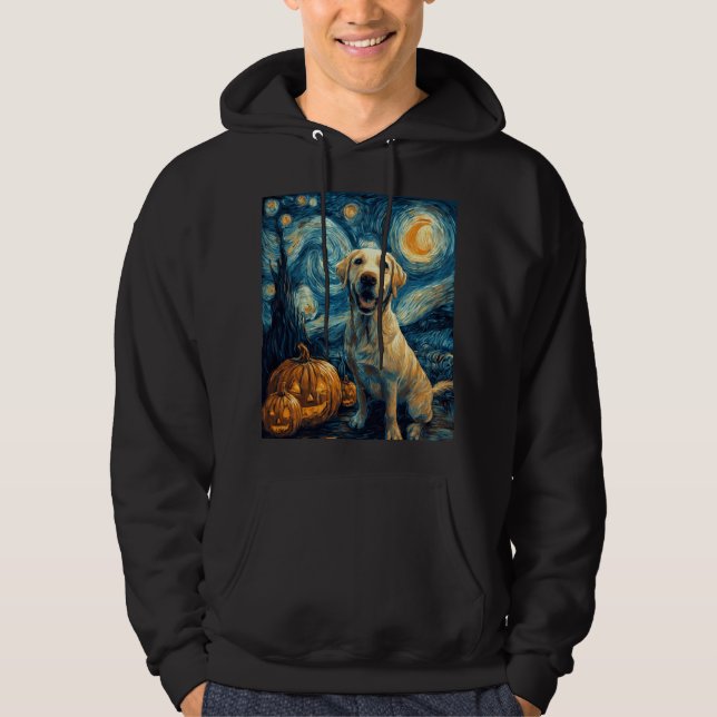 Veste À Capuche Labrador jaune (2) (Devant)