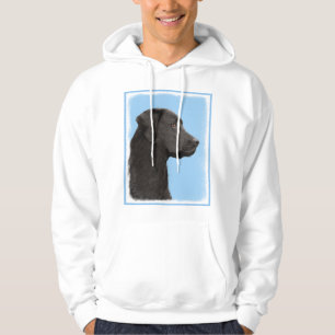 Veste À Capuche Labrador Retriever Black Peinture Original Chien A